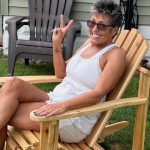 Handcrafted Cedar Adirondack Chair - Newly Listed Rocking Adirondack Chair – custom handcrafted by Made by the Middletons, Indiana (photo 1)