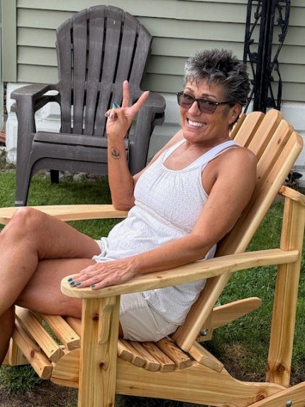 Handcrafted Cedar Adirondack Chair - Newly Listed Rocking Adirondack Chair – custom handcrafted by Made by the Middletons, Indiana (photo 1)