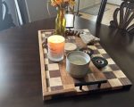 Handcrafted Hardwood Serving Trays – Unique, Elegant, Functional – custom handcrafted by Made by the Middletons, Indiana (photo 1)