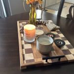 Handcrafted Hardwood Serving Trays – Unique, Elegant, Functional – custom handcrafted by Made by the Middletons, Indiana (photo 1)