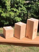 4x4 Tealight Candle Holders – custom handcrafted by Made by the Middletons, Indiana (photo 3)