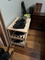 Hardwood Shoe Rack: Stylish Storage meets Functional Seating – custom handcrafted by Made by the Middletons, Indiana (photo 7)
