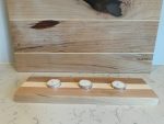 Dining Table Wooden Runner with Tea Lights – custom handcrafted by Made by the Middletons, Indiana (photo 8)