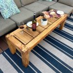 Handcrafted Exterior Coffee Table – Solid Hardwoods & Castle Joints – custom handcrafted by Made by the Middletons, Indiana (photo 8)