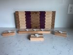 Dining Table Wooden Runner with Tea Lights – custom handcrafted by Made by the Middletons, Indiana (photo 3)