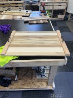 Custom Stovetop Cover – Example 1: Dark Walnut – custom handcrafted by Made by the Middletons, Indiana (photo 6)