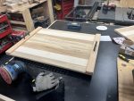 Custom Stovetop Cover – Example 1: Dark Walnut – custom handcrafted by Made by the Middletons, Indiana (photo 7)