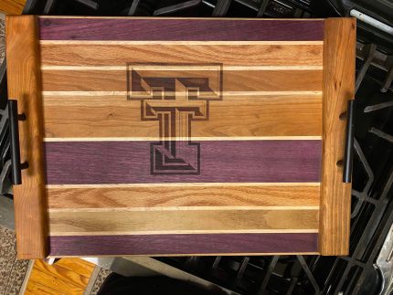 Custom Stovetop Cover – Example 3: Custom Logo – custom handcrafted by Made by the Middletons, Indiana (photo 1)