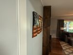 Custom Wavy Flag – Example 3: Memorial Portrait – custom handcrafted by Made by the Middletons, Indiana (photo 4)