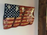 Custom Wavy Flag – Example 4: Custom Emblem – custom handcrafted by Made by the Middletons, Indiana (photo 2)