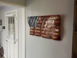 Custom Wavy Flag – Example 4: Custom Emblem – custom handcrafted by Made by the Middletons, Indiana (photo 4)