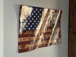 Custom Wavy Flag – Example 2: Marine Riders Emblem – custom handcrafted by Made by the Middletons, Indiana (photo 2)